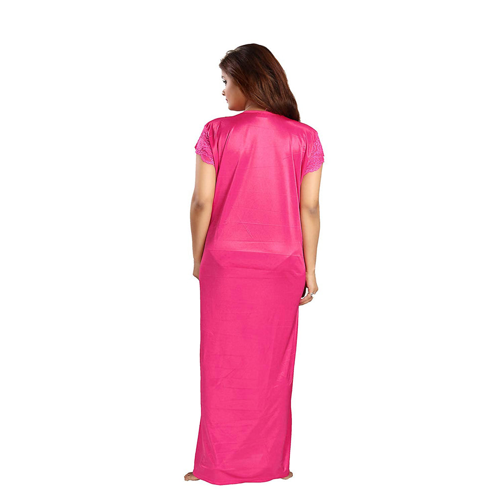 "Comfy" Soft Dark Pink Full Length Nighty