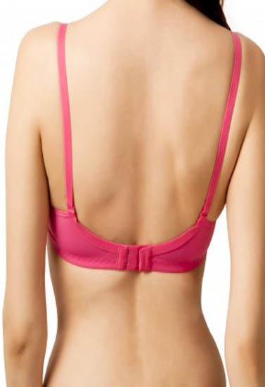 Hushh Peach Floral Lace Everyday Bra