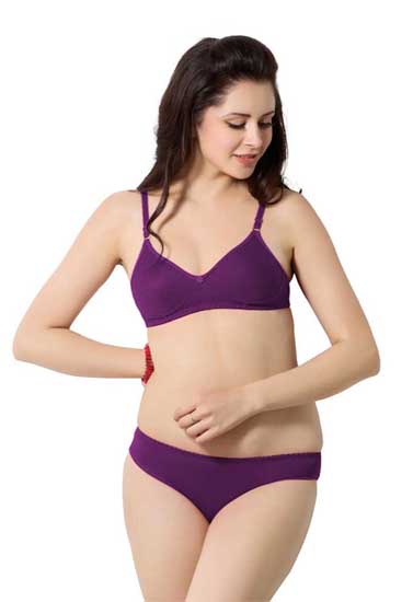 Perfect Purple Wedding Lingerie Set