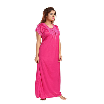 "Comfy" Soft Dark Pink Full Length Nighty