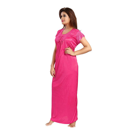 "Comfy" Soft Dark Pink Full Length Nighty