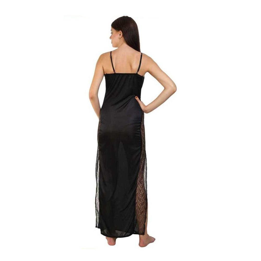 "Hot "Super Sexy Cut Sleeves Full Length Nightgown