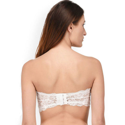 Women's Fashion Lace Padded Bandeau Tube Top