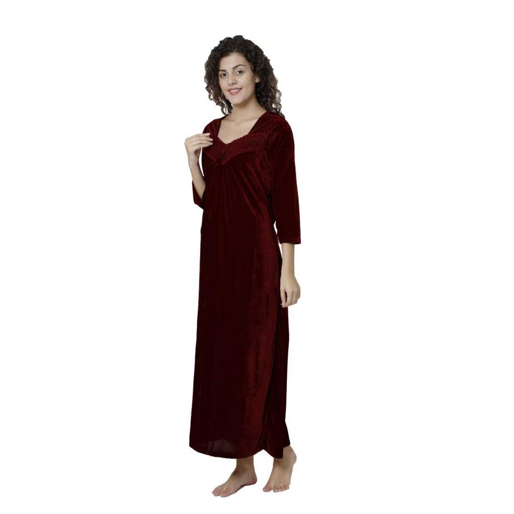 "Comfy" Women's Soft &amp; Comfortable Black Nightgown