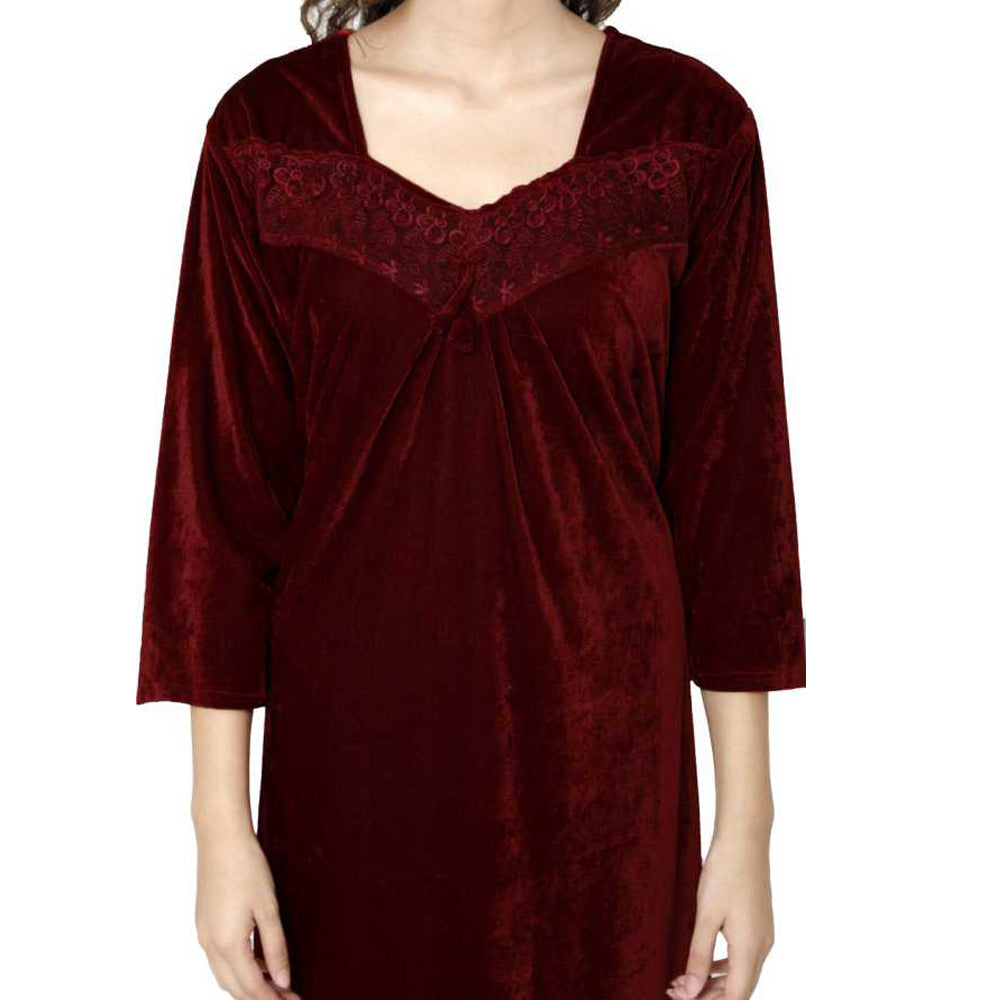 "Comfy" Women's Soft &amp; Comfortable Black Nightgown