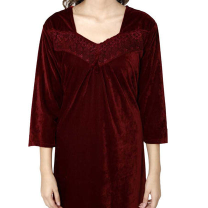 "Comfy" Women's Soft &amp; Comfortable Black Nightgown
